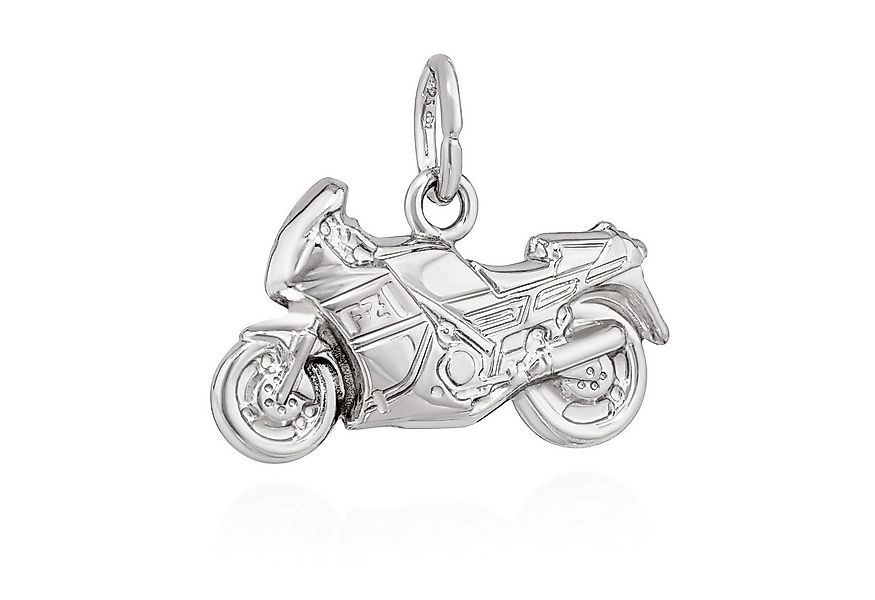 NKlaus Kettenanhänger 18x10,5mm Kettenanhänger Motorrad 925 Silber detalisi günstig online kaufen