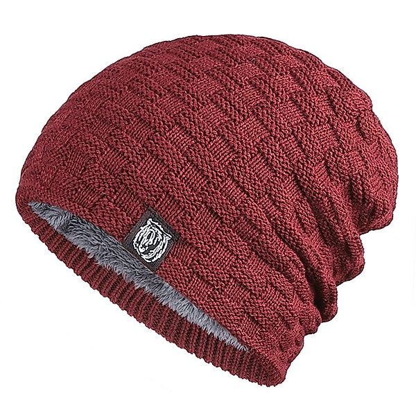 Coonoor Strickmütze Warm Gefütterte Wintermütze Strickmütze günstig online kaufen