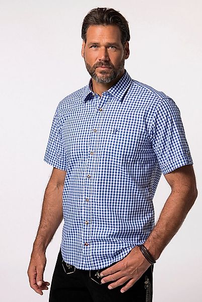 JP1880 Kurzarmhemd bis 7XL Halbarm-Trachtenhemd Karo-Muster günstig online kaufen