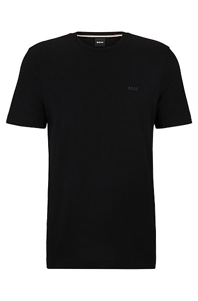 BOSS T-Shirt T-Shirt mit gummiertem Logo-Print günstig online kaufen
