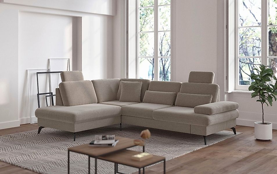 sit&more Ecksofa "Morris L-Form, inkl. Sitztiefenverstellung", wahlweise mi günstig online kaufen