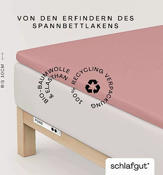 Schlafgut Spannbettlaken PURE TOPPER in Gr. günstig online kaufen