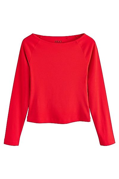 Next Blusenshirt Langarmoberteil mit offenem U-Boot-Ausschnitt (1-tlg) günstig online kaufen