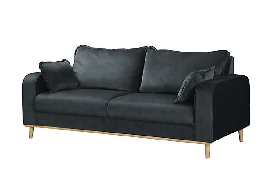 99rooms 3-Sitzer Preston, Sofa, 3-Sitzer Sofa, mit Rundumbezug, 2 Zier- und günstig online kaufen
