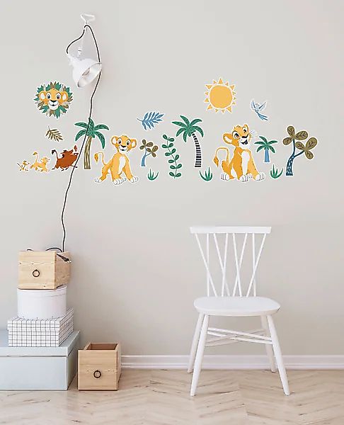 Komar Wandtattoo »Lion King Faraway Oasis - Größe 50 x 70 cm« selbstklebend günstig online kaufen
