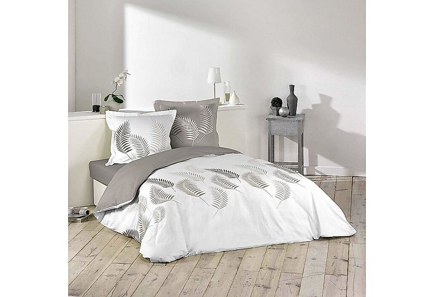 Douceur d'intérieur Bettwäsche GOYAVE, Baumwolle, 3 teilig, angenehmes Mate günstig online kaufen