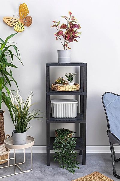 Luxury Bites Badregal Regal mit 4 Ablagen, vielseitig einsetzbar als Badezi günstig online kaufen