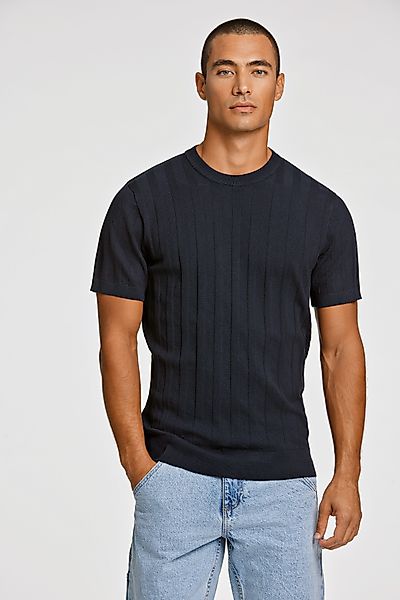 LINDBERGH Kurzarmpullover mit Struktur-Muster günstig online kaufen
