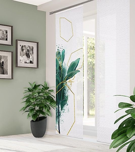 HOME in green Schiebegardine SIGNA, Paneelwagen günstig online kaufen