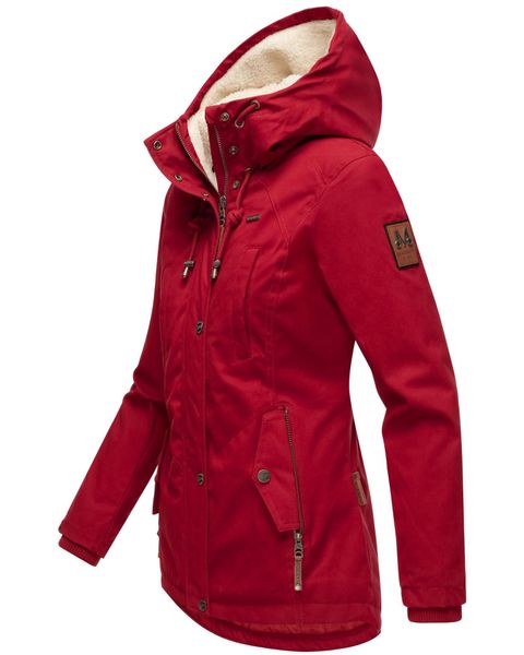 Marikoo Winterjacke "Bikoo" mit Kapuze sportliche Damen Outdoor Baumwolljac günstig online kaufen