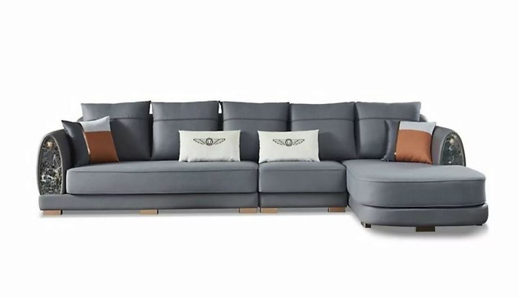 JVmoebel Ecksofa, Design Ecksofa Couch Polster Leder Eck Garnitur Sofa Sitz günstig online kaufen
