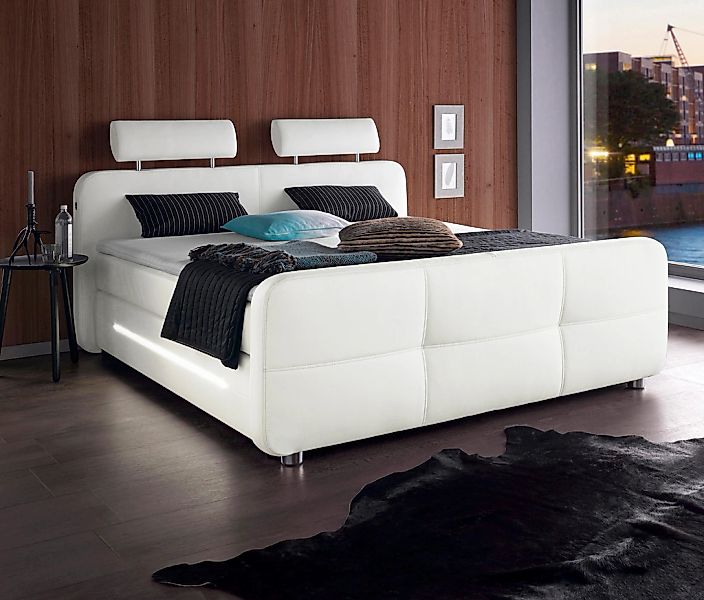 Jockenhöfer Gruppe Boxspringbett "Gina", inkl. Topper und LED-Beleuchtung, günstig online kaufen