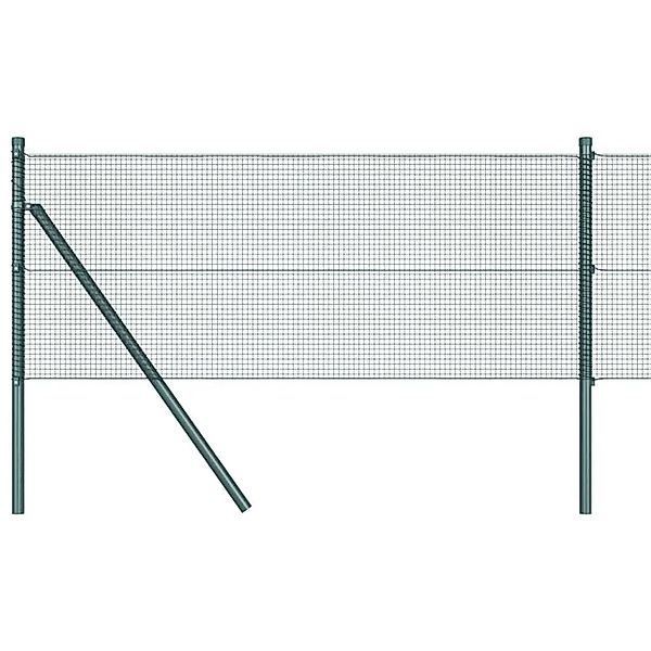 vidaXL Zaunpfosten Grün 100 x 0,6 m 12 x 12 mm Netz Stahl und PVC 3351782 günstig online kaufen