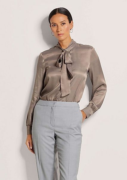 MADELEINE Langarmbluse Satinbluse mit Schluppe günstig online kaufen