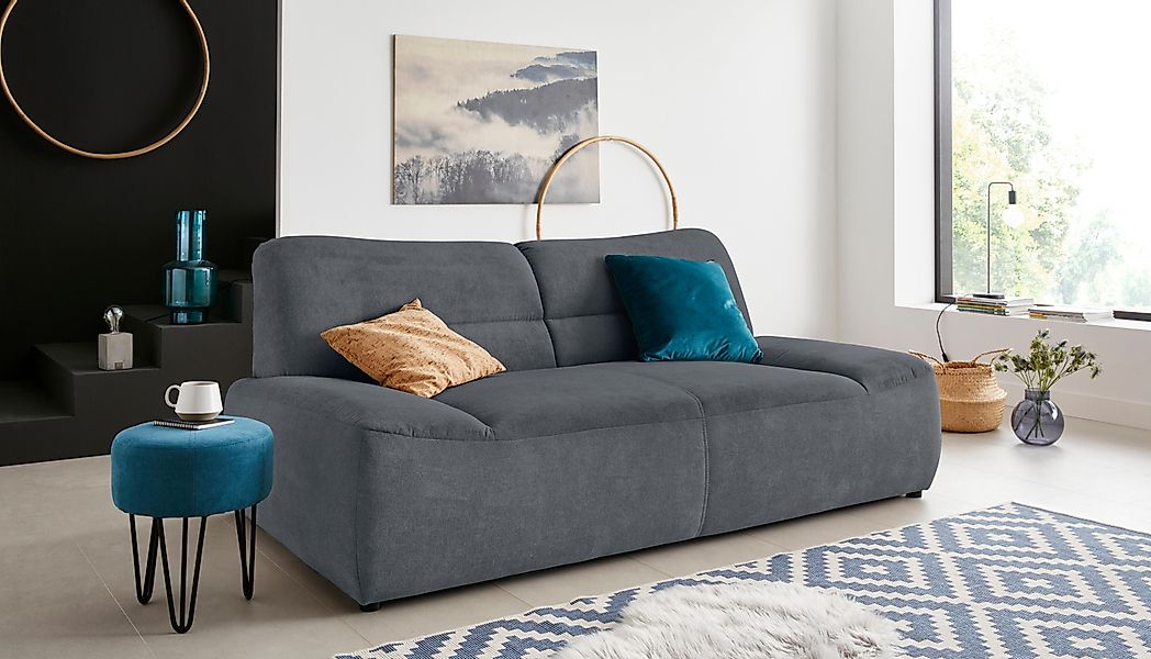 DOMO collection 2-Sitzer »Cesena modernes Sofa mit flachen Armlehnen, komfo günstig online kaufen