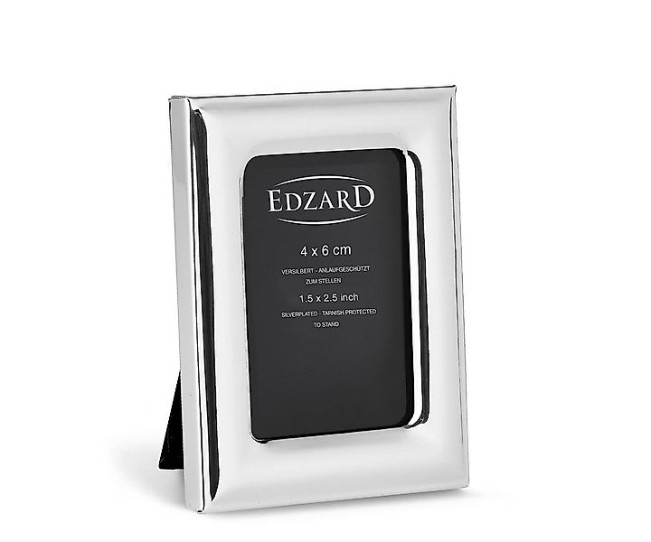 EDZARD Bilderrahmen Adria, für 4x6 cm Foto - edel versilbert und anlaufgesc günstig online kaufen
