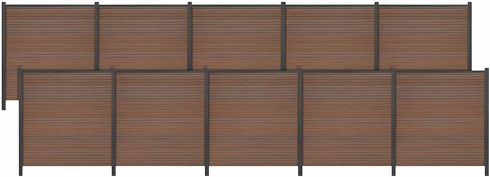 Tetzner & Jentzsch Sichtschutzelement "WARREN 8" pflegeleicht, coextrudiert günstig online kaufen