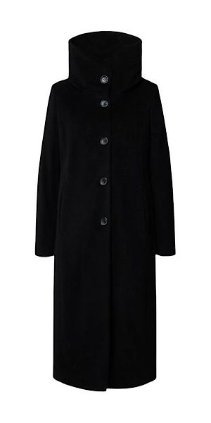 Milo Wintermantel Stacy (Wollmischung, warm, mit Kapuze) schwarz Damen günstig online kaufen