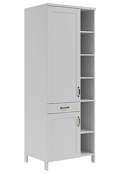 Home affaire Hochschrank "Alba", (1 St.), Breite 75 cm, Kiefer massiv, 6 of günstig online kaufen