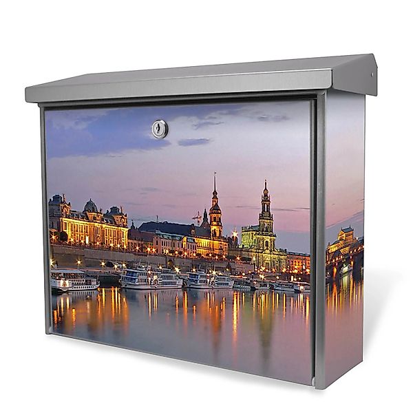 Banjado Briefkasten Edelstahl 38.5x31.5x12cm Ohne Zeitungsfach Inkl. Montag günstig online kaufen