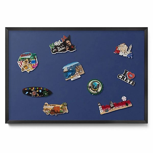 Tulup Magnettafel Bedruckte Magnettafel für die Wand Farbe Marineblau 60x40 günstig online kaufen