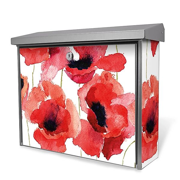Banjado Briefkasten Edelstahl 38.5x31.5x12cm Ohne Zeitungsfach Inkl. Montag günstig online kaufen