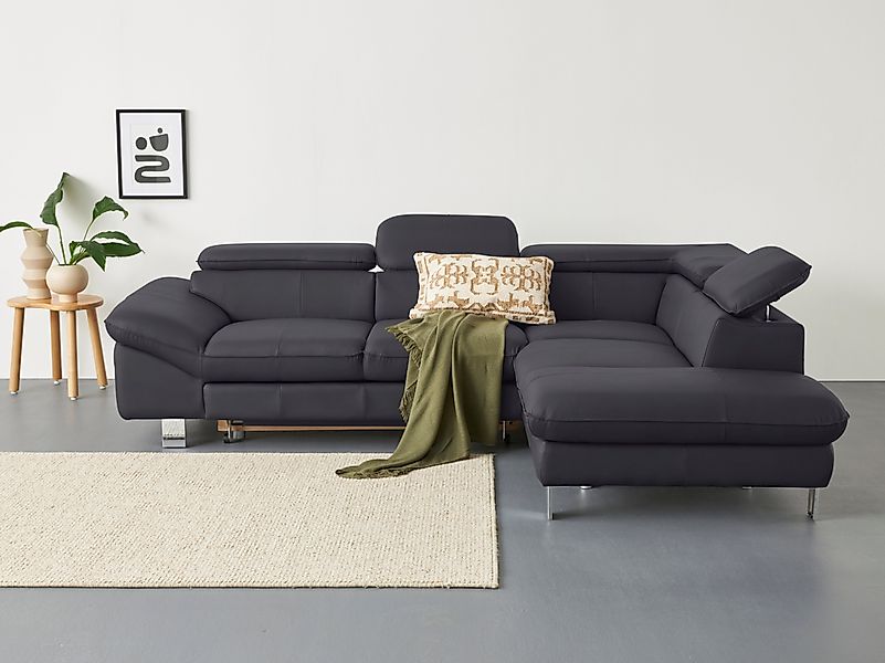 COTTA Ecksofa "Driver L-Form" mit Kopfteilverstellung, wahlweise mit Bettfu günstig online kaufen