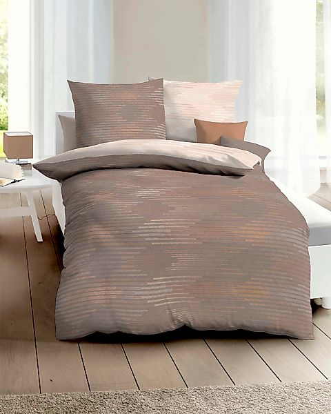 Kaeppel Wendebettwäsche "Ikat" 2 Stk. tlg. angenehm wärmend günstig online kaufen