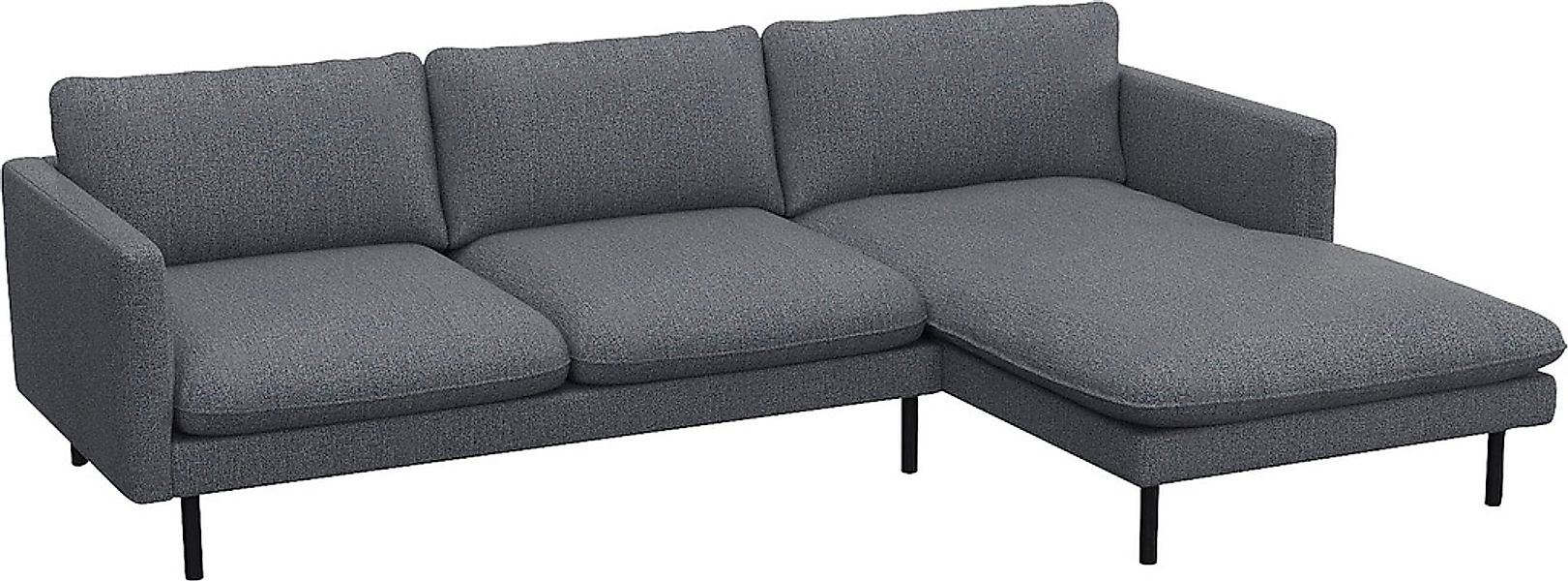 FLEXLUX Ecksofa "Bolzano, elegant und bequem, L-Form", Sitzaufbau mit Kalts günstig online kaufen