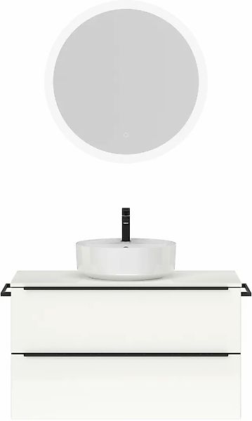 nobilia® Badmöbel-Set »Alvene« vormontiert, mit Soft-Close, 2 Stk. tlg. Hoc günstig online kaufen