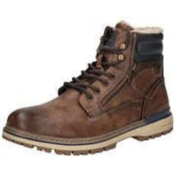Tom Tailor Schnür Boots Herren braun|braun günstig online kaufen