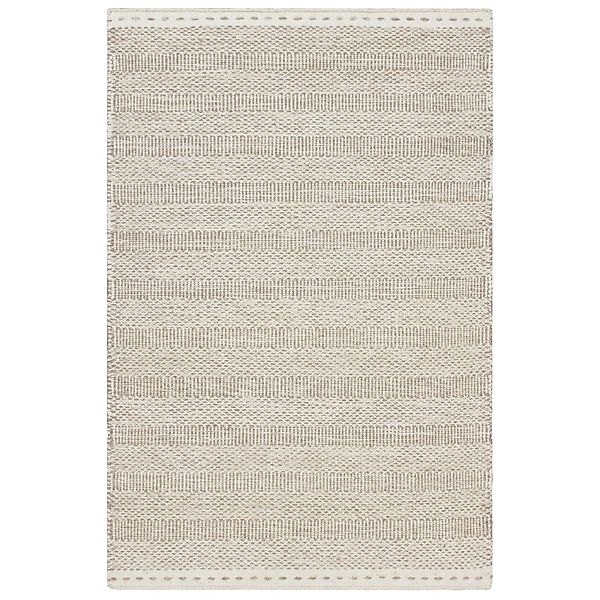 MeGusta Kurzflor Teppich Vintage Modern Beige Wolle 120x170 cm Clara günstig online kaufen