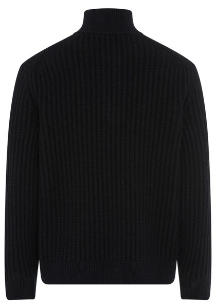 BOSS ORANGE Strickpullover Kwinter Troyer-Kragen, Rippstrick, günstig online kaufen