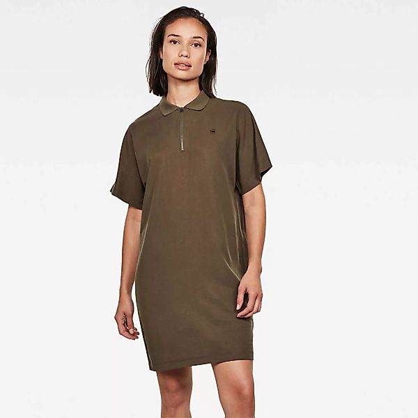 G-star Joosa Polo Kurzes Kleid 2XS Dark Smoke Green günstig online kaufen