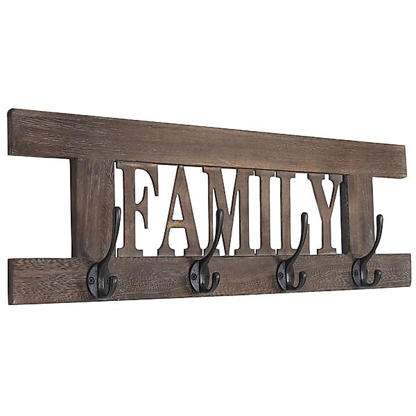 MCW Garderobenpaneel Familie-MCW-C60, Shabby-Look, Kleiderhaken individuell günstig online kaufen