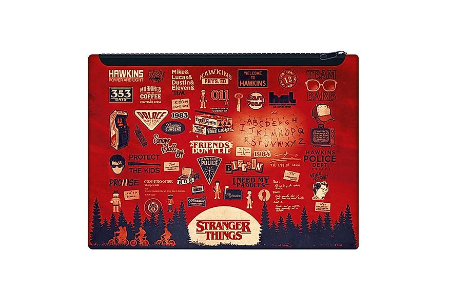 Kunstdruck Stranger Things - Federmäppchen - Upside Down günstig online kaufen