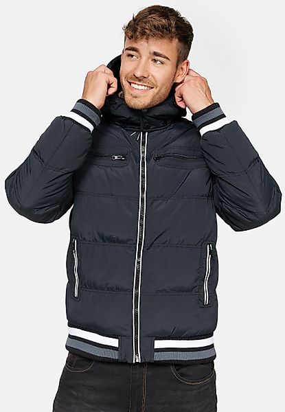 Indicode Winterjacke Marlon mit sportlichem Rippstrickbündchen günstig online kaufen
