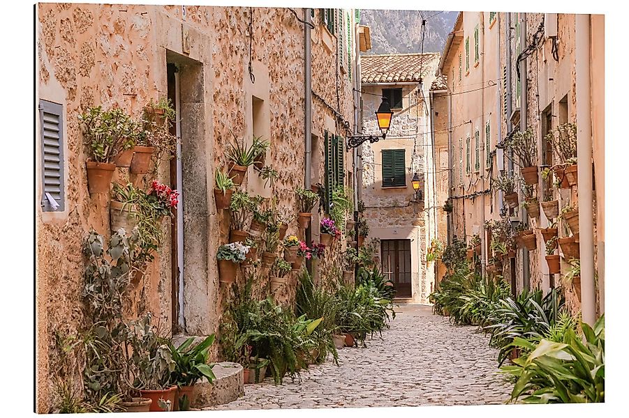 Posterlounge Wandbild Gasse in Valldemossa, Mallorca günstig online kaufen