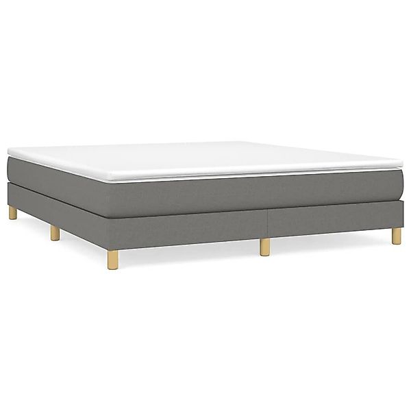 furnicato Bett Bettgestell ohne Matratze Dunkelgrau günstig online kaufen