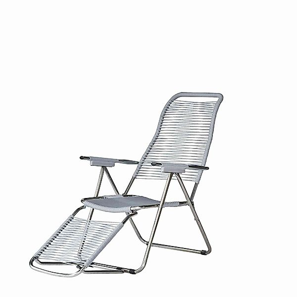 Fiam Gartensessel Spaghetti aus Aluminium, Grau günstig online kaufen