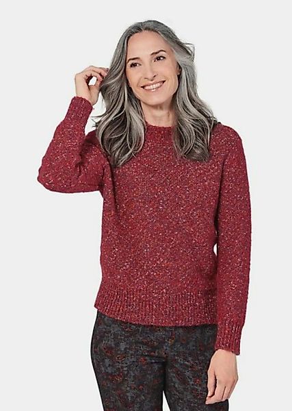 GOLDNER Strickpullover Kurzgröße: Strickpullover in Boucle Optik günstig online kaufen