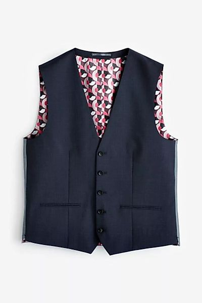 Next Anzugweste Strukturierter Anzug aus Wolle: Weste (1-tlg) günstig online kaufen