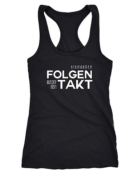 MoonWorks Tanktop Damen Tanktop niemandem folgen außer dem Takt Sprüche Par günstig online kaufen