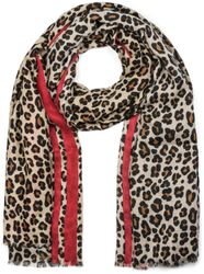 styleBREAKER Modeschal Weicher Schal mit Leoparden günstig online kaufen
