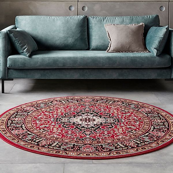 NOURISTAN Teppich »Skazar Isfahan«, rund, 9 mm Höhe, Kurzflor, Orient, Tepp günstig online kaufen