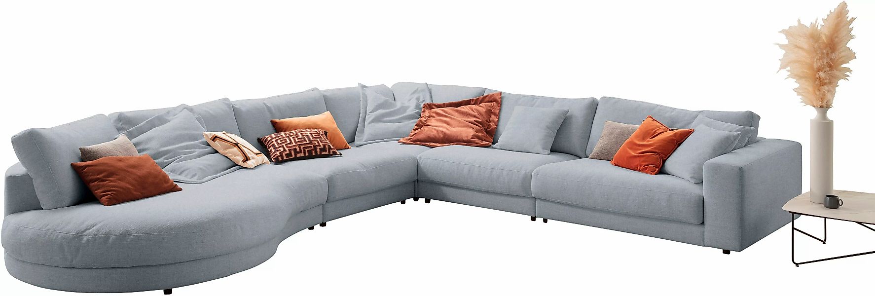 3C Candy Ecksofa "Enisa II, bequem und komfortabel, Mega Familiensofa, L-Fo günstig online kaufen
