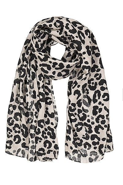 Ulla Popken Halstuch Musselin-Schal Struktur Leomuster günstig online kaufen