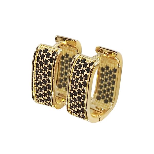 KARMA Creolen-Set Damen Silber Gold Zirkonia günstig online kaufen