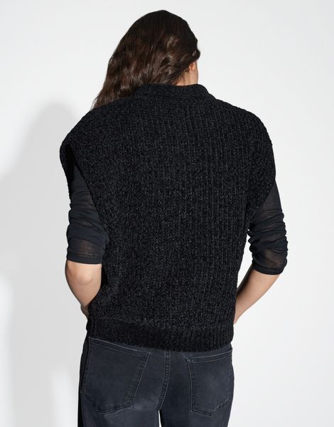 OPUS Pullunder PEXTO Loose aus Chenillegarn günstig online kaufen