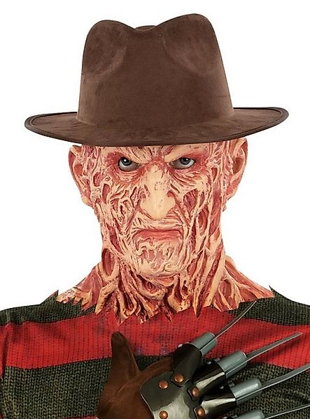 Smiffys Kostüm Freddy Krueger Hut Gruseliges Halloween Kostümteil, Der ikon günstig online kaufen